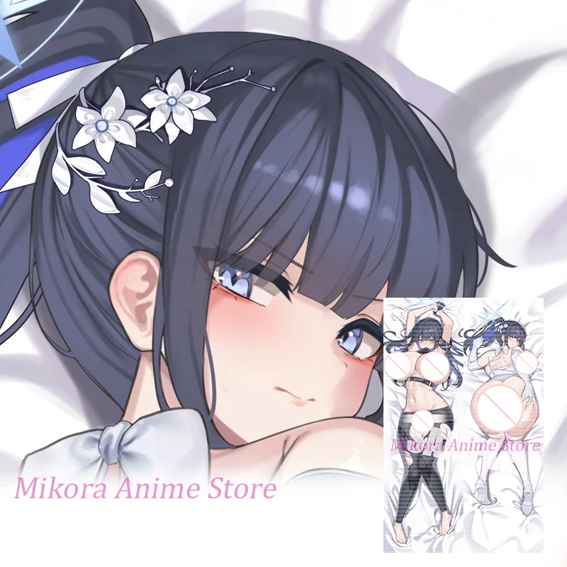 Dakimakura Joumae Saori Blue Archive Anime Body Pillow Cover Double Sided Print Life Size Pillowcase Gift