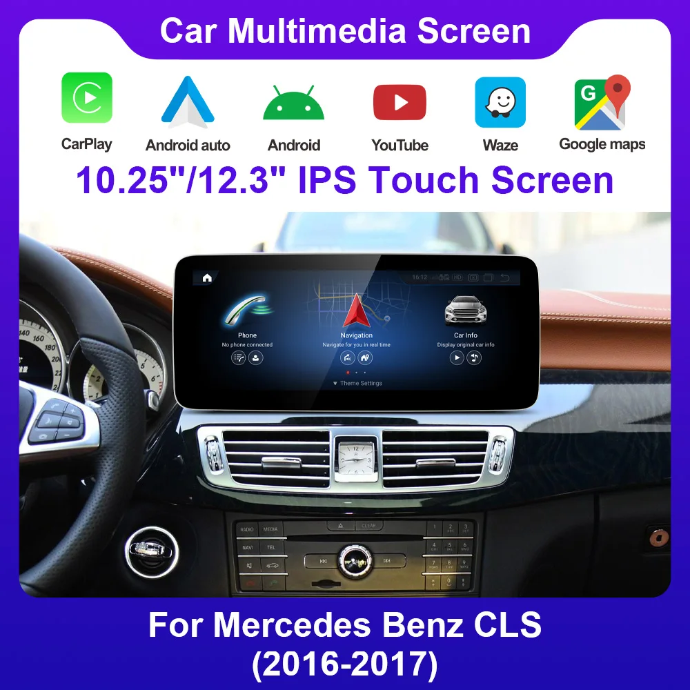 

Qualcomm 665 Octacore Navigation Radios Android12.0 For Mecerdes Benz CLS W218 NTG5.0 2016-2017 Carplay& Android Auto Youtube