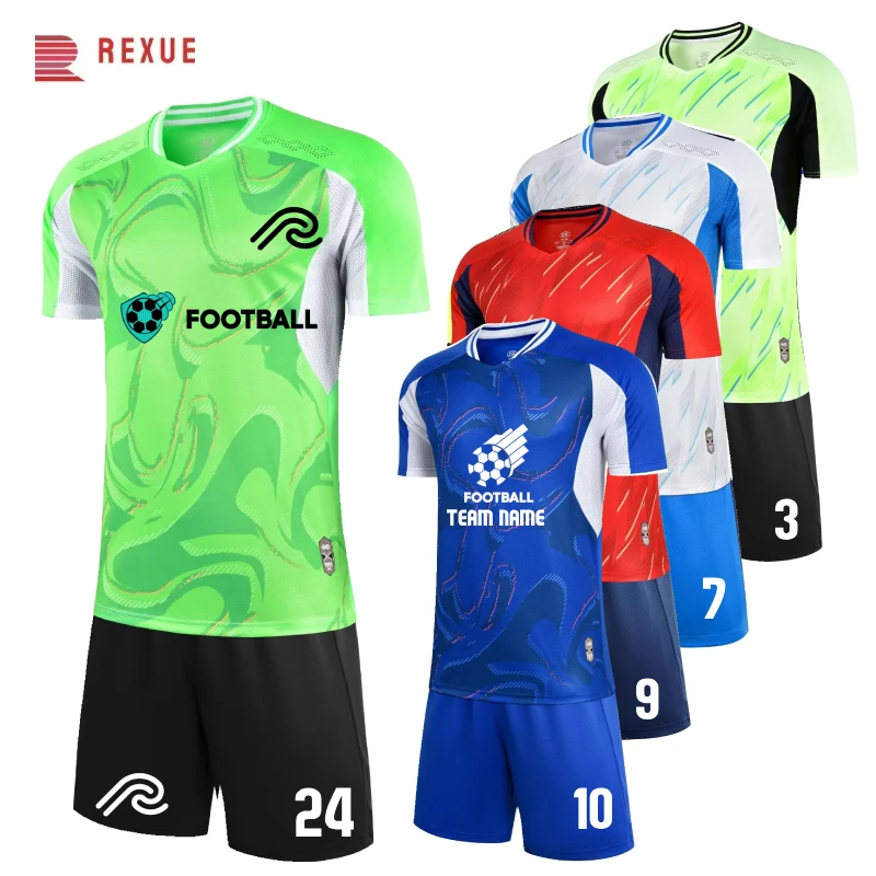 

Футбольный трикотаж на заказ 25/26, футбольные комплекты для дома и выездки, школьная форма для мальчиков и девочек, мужские футбольные спортивные костюмы, 2 шт.