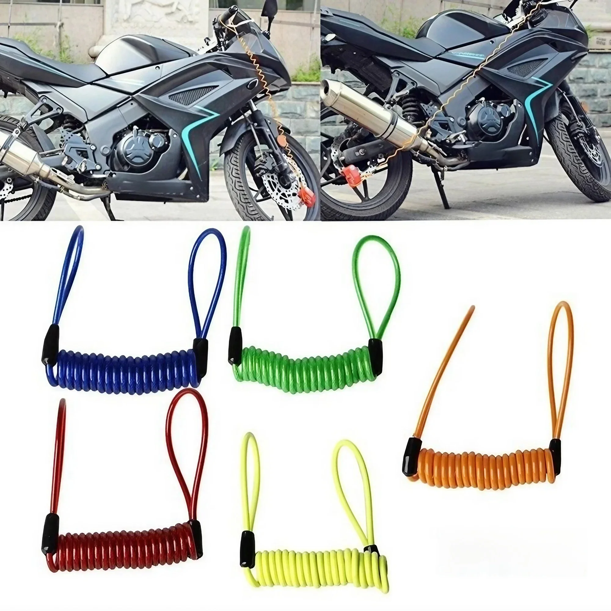 AliExpress 150cm Bicycle Security Cable Lock Anti-Theft Rope Alarm Lock for Bikes and Motorcycles Durable Protection