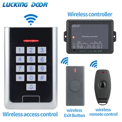 Wide Voltage AC 100V~240V Wireless Access Control System Wireless Remote Control with Receiver Smart Automatic Door Lock Opener