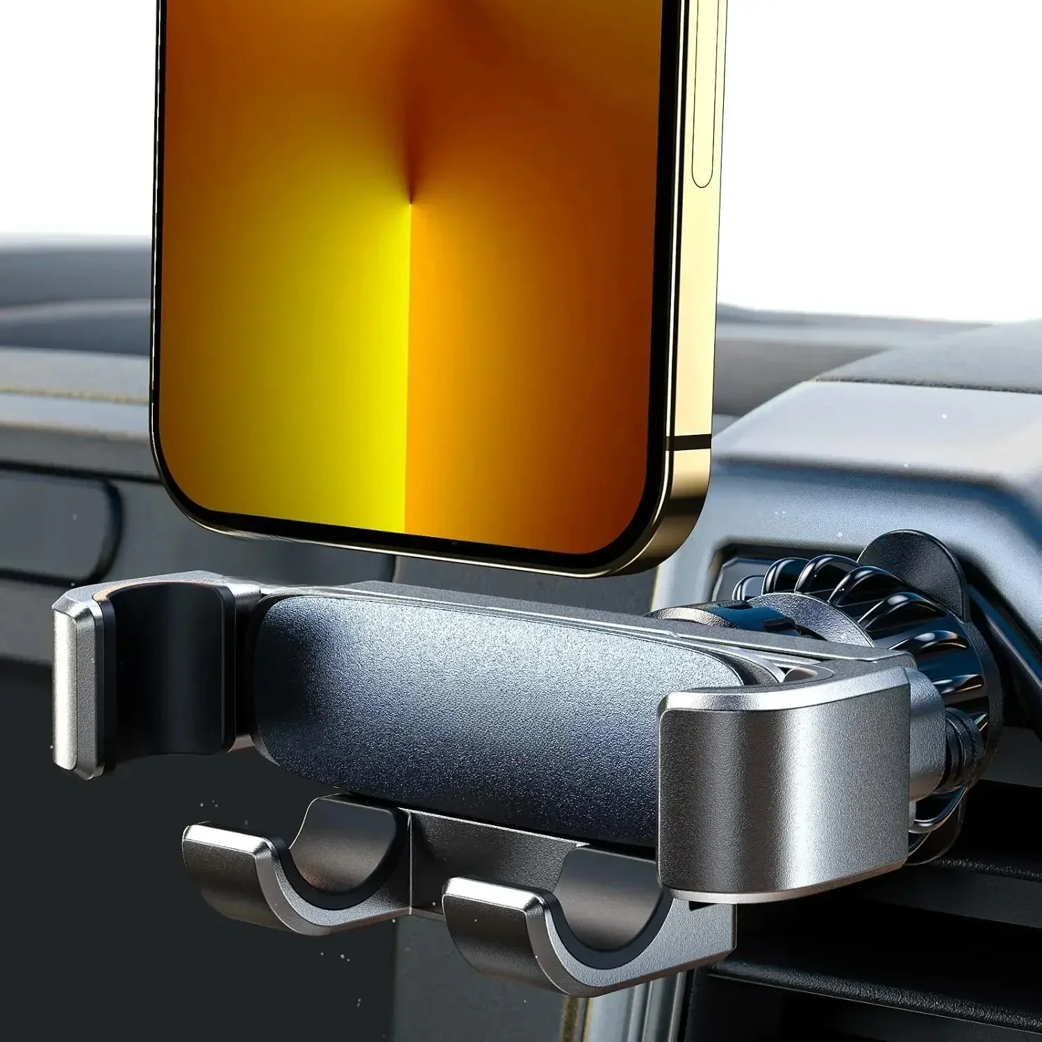 Uchwyt samochodowy na telefon AINOPE do nawiewu samochodowego 2024 Grawitacyjny uchwyt samochodowy na telefon do iPhone 15 Pro Max 14 13 12 Samsung Android — zdjęcie produktu 7