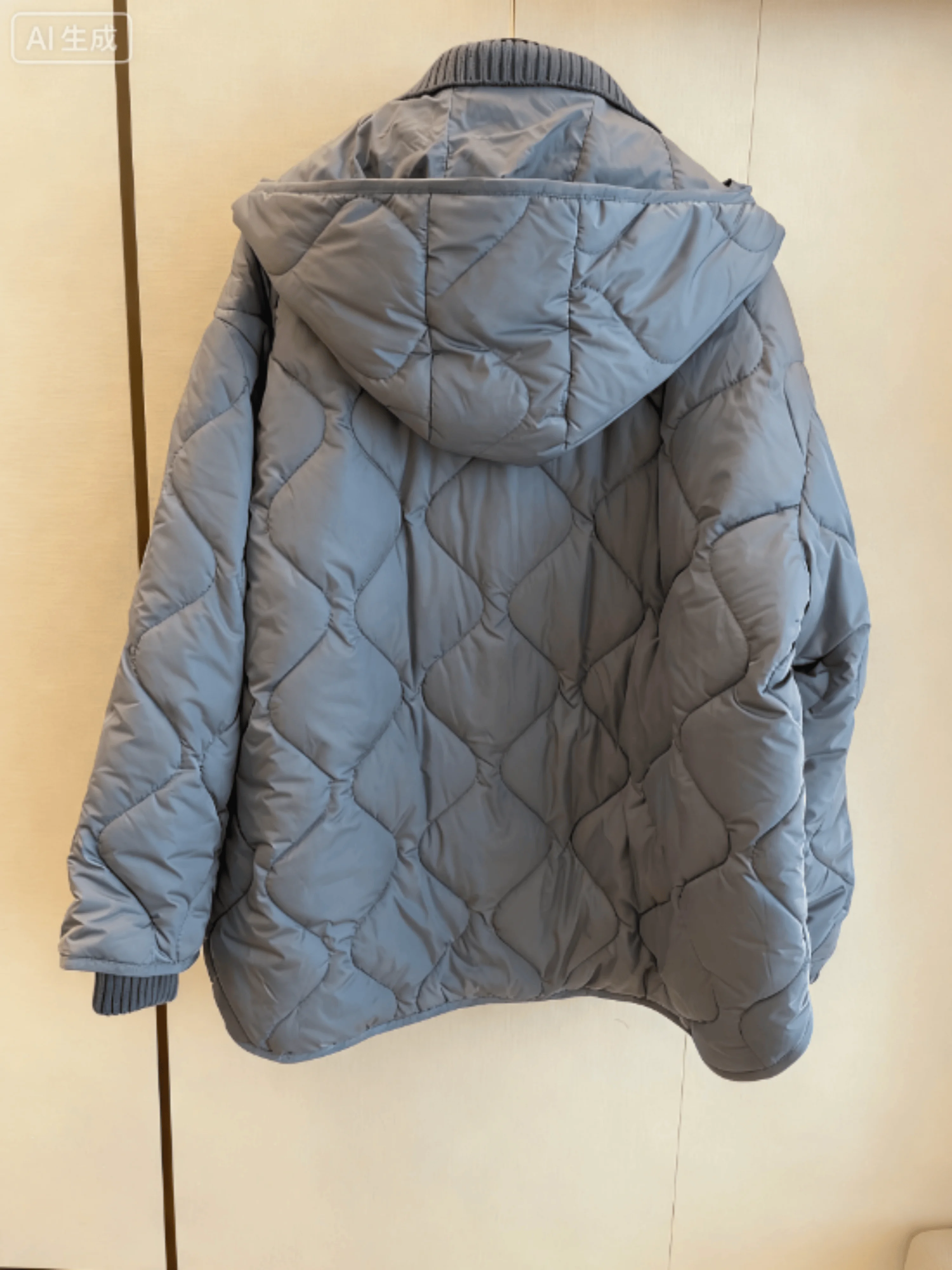 

2025 Lady Cotton Coat New Style Fashionable Simple Warm Loose-Fitting Versatile With Hood Casual Standing Collar Women's Cotton