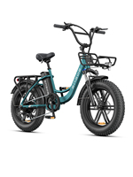 Elektrisches Fahrrad ENGWE L20 BOOST - Reichweite 140 km, 250W Motor, 39 km/h, Vorderradfederung, 48V 13Ah Batteries, 20 Zoll, Fatbike Trekkingrad