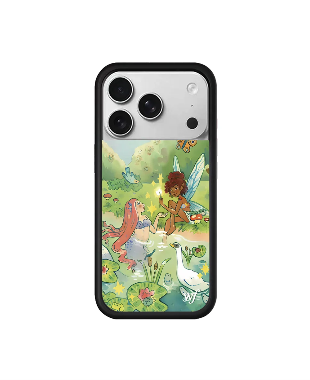 INS ثلاثية الأبعاد WF البرية ستار الكرز الزهور جراب هاتف ل 17 برو ماكس 16 12 13 14 15 زائد 17 برو Fundas لطيف فراشة غطاء حالات