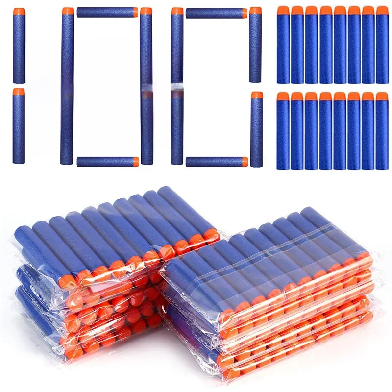 7,2 cm 100 sztuk dla Nerf Miękkie pociski Rzutki Okrągła główka Wkład Gąbka Rzutki Dzieci Zabawka Pistolet Pociski Dla NERF N-Strike Blasters — zdjęcie 2