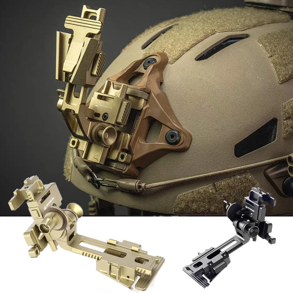 Ultralight Tactical Helmet Stand,Night Vision Helmet Mount Outdoor Tactical New Multifunctional Tipping Bracket for Hunting CS