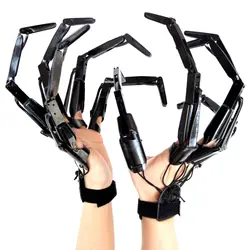 Halloween Articulated Fingers Cosplay Scarry Fake Fingers Skeleton Hands Realistic Horror Ghost Claw Props for Kids Adult Gift