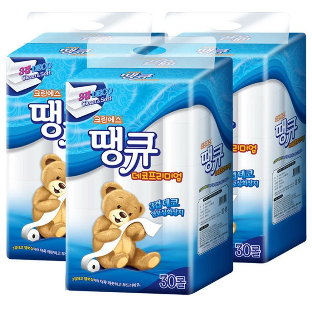 Screen S Thank You 3 layers 14m 30 rolls 3 packs (starting today + undouble) Sroll toilet toilet