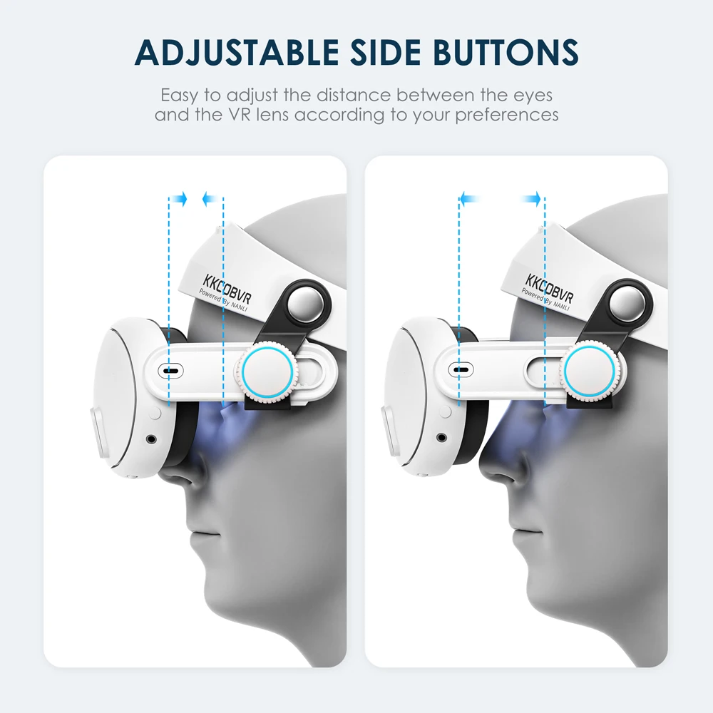 Imagem -04 - Kkcobvr-correia de Cabeça para Quest Conforto Aprimorado Redução do Estresse Substituição Elite Compatível com Meta Quest 3