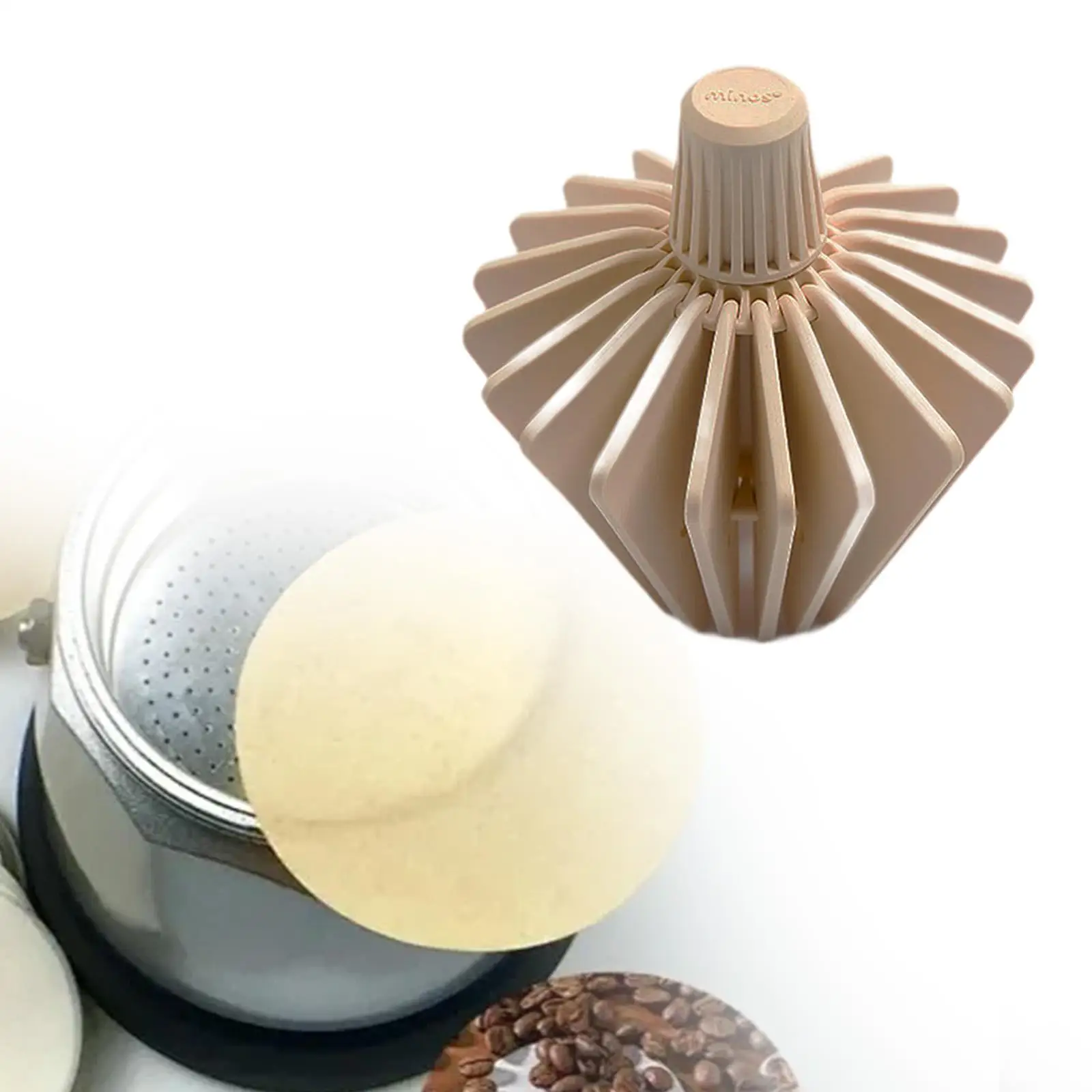 Coffee Filter Press Cone Portable Coffee Bar Accessories Pour Over Coffee Dripper Filter Holder Coffee Filter Shape Retainer