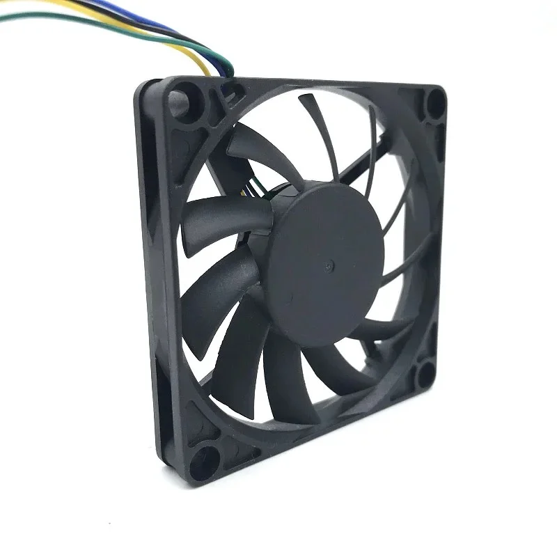 Brandneuer PWM-Lüfter Slim 7010R 127010 BU 70 mm 10 mm (Dicke) DC 12 V 0,45 A 7 cm großer Windventilator, Kühlung 5800 U/min