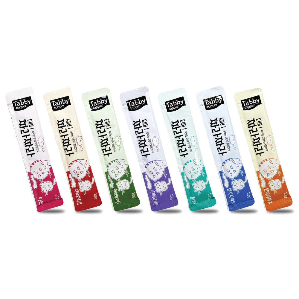 Jjjarajjara-cat snack topper ، 10g x 50p