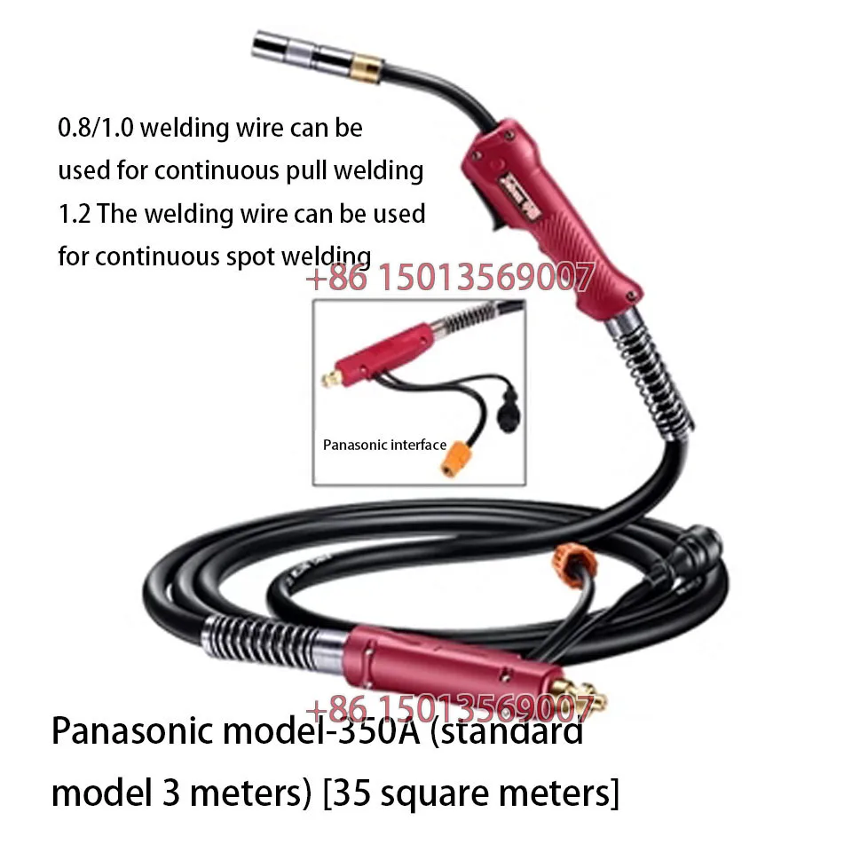 

Secondary Protection Welding Gun 350a/500a Welding Machine 3m 5m 8m Gas Shielded Welding Gun Extended Welding