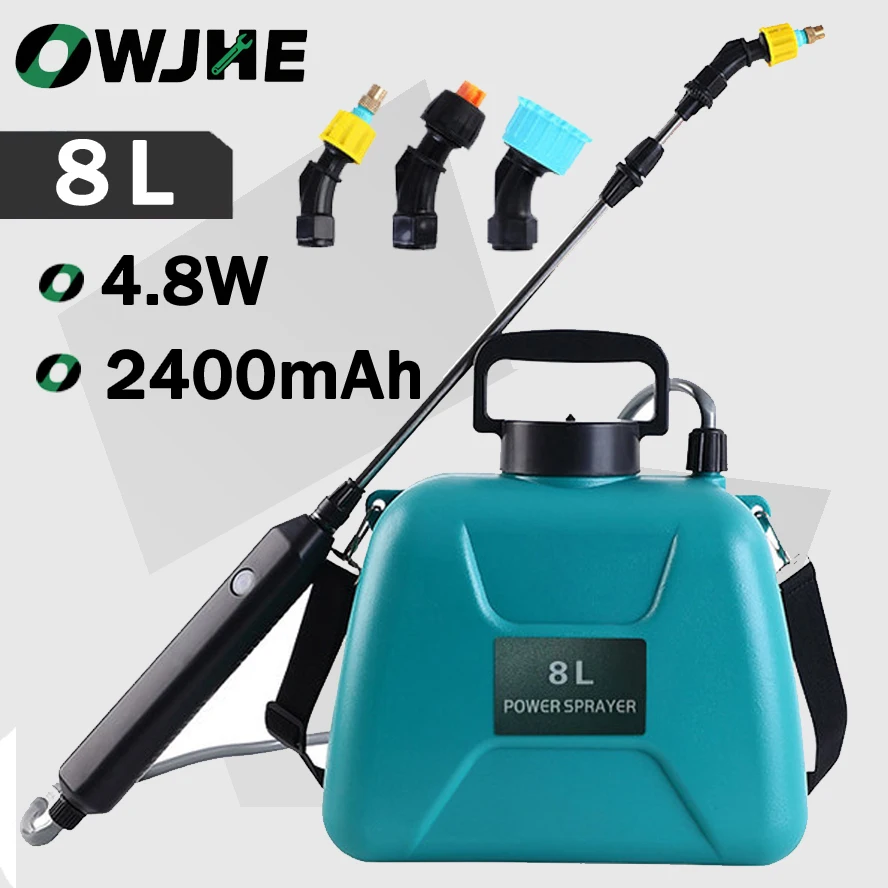 OWJHE 8L pulvérisateur électrique automatique pulvérisateur de plantes de jardin pulvérisateur d'arrosage Rechargeable portatif arrosage des épaules