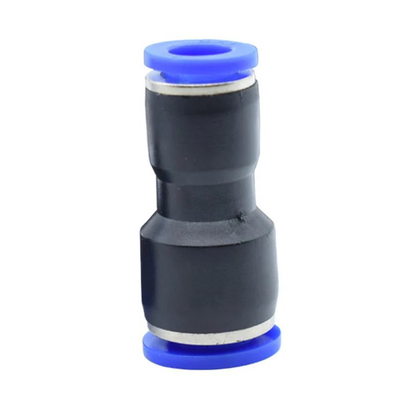 

OD 4 6 8 10 12 14 16mm Pneumatic PG Straight Connector Reducing Plastic Fittings Air water Hose Tube Push in Gas Quick Connector