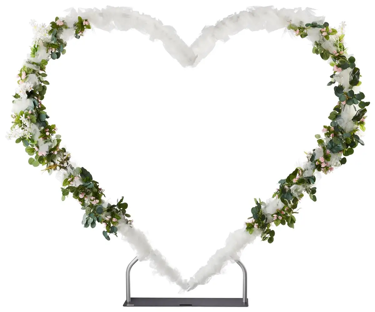 Flower Balloon Heart Backdrop Arch Frame Stand