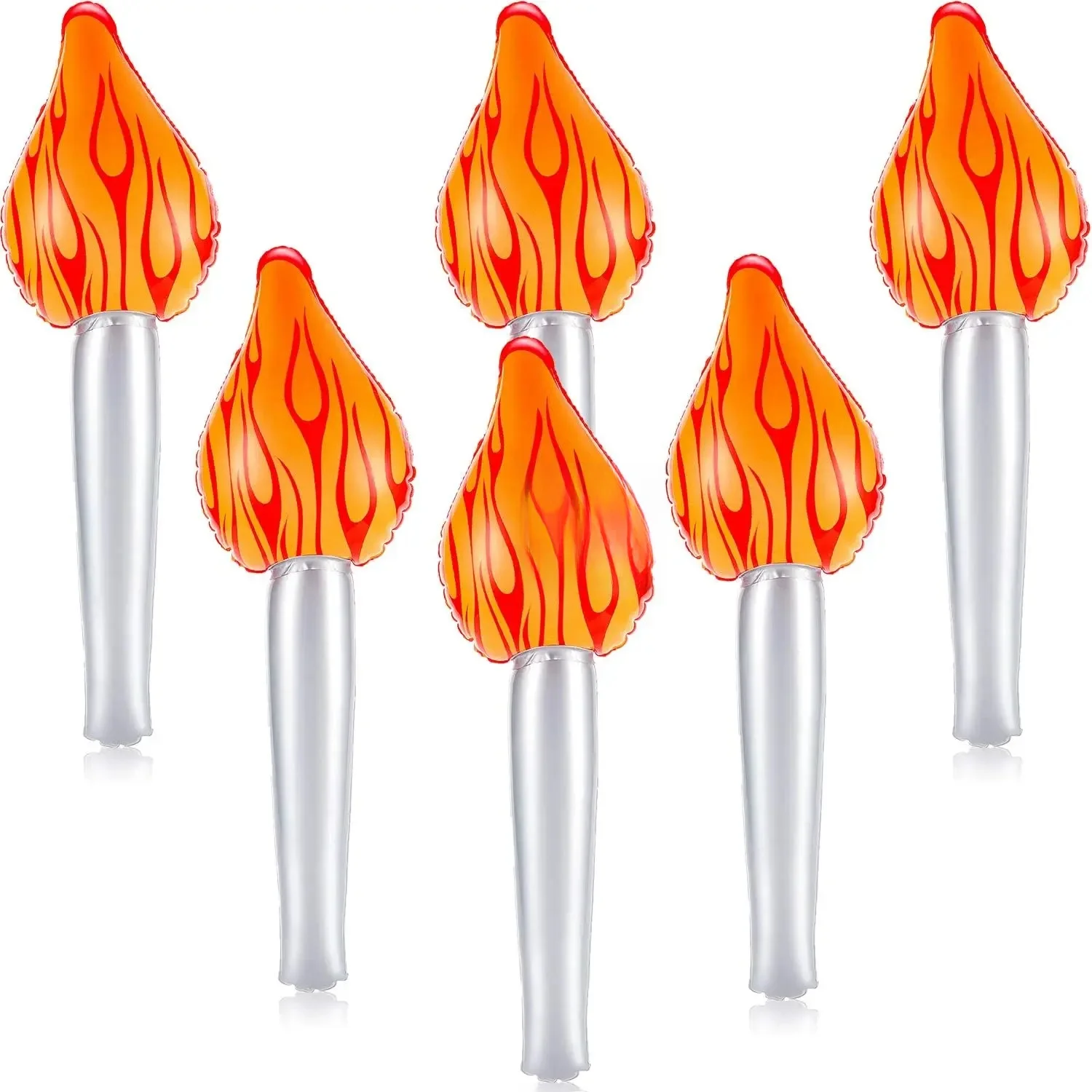 Jouet torche gonflable pour enfants, jeu de simulation amusant, gonflé pour Halloween Cosplay, fête à thème, jeux de sport, 1/5 pièces