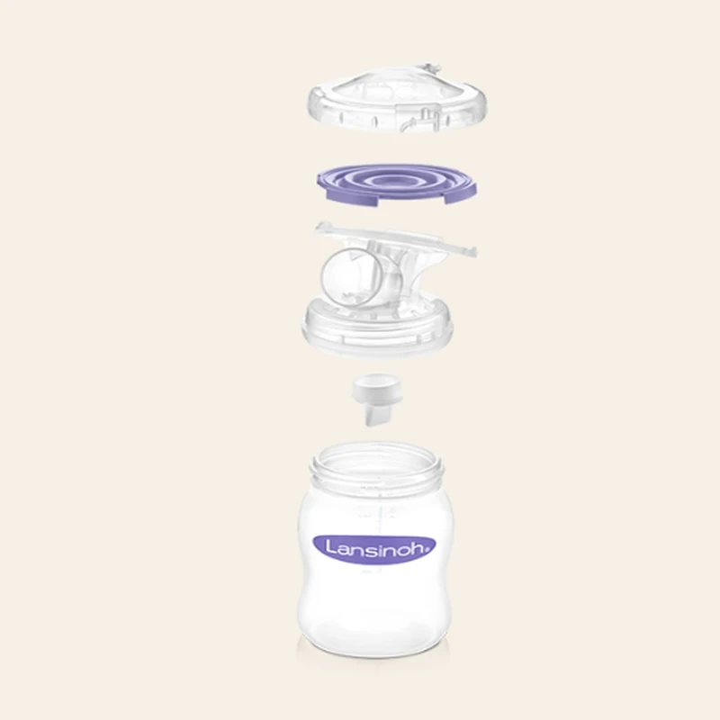 Original LANSINOH Breast Pump Electric Milking Machine Breastfeeding Baby Milk Mother Breastpump Feeding White Valves pare