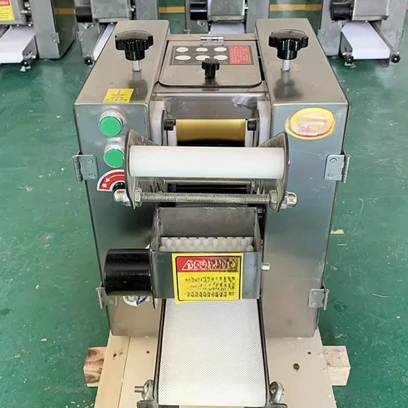 PBOBP Mini Automatic Stainless Steel Empanada Samosa Skin Maker 110v 220v Dumpling Skin Press Wrapper Making Machine