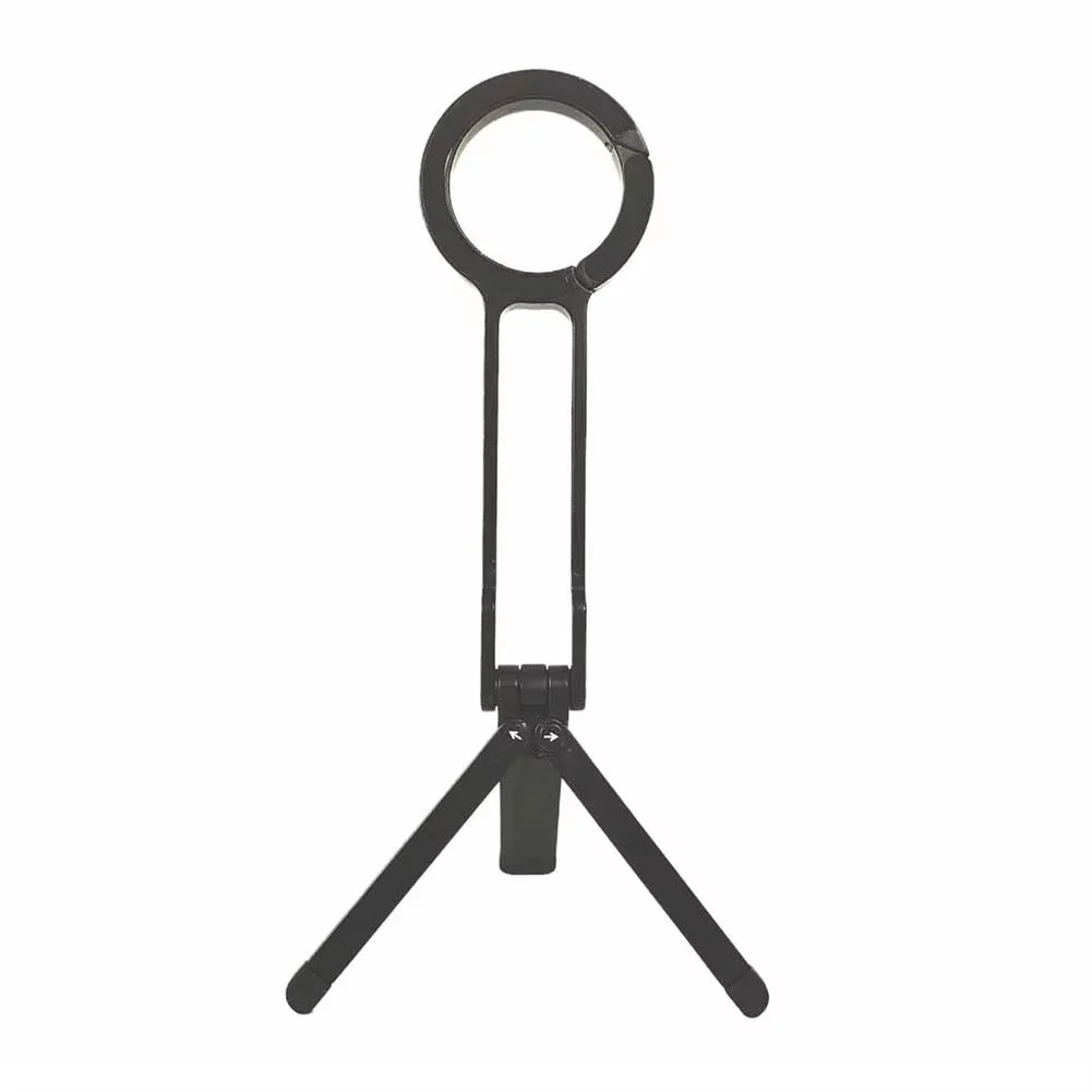 Alloy Phone Tripod Carabiner-Mounted For iPhone Portable Dual-sided Magnetic Tripod Desk Mount Phone Handle Holder