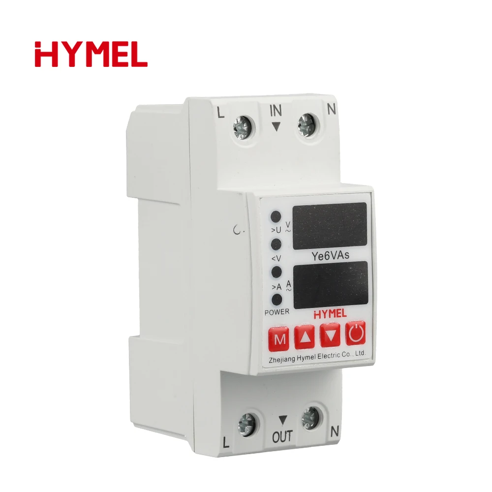 Din Rail 230V Adjustable Over Voltage and Under Voltage Protective Device Protector Relay