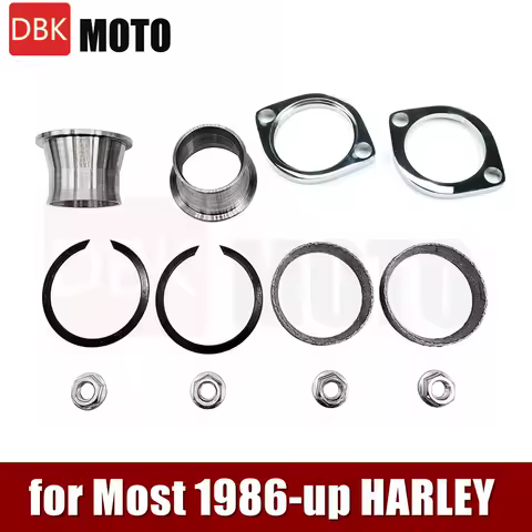 Exhaust Port Pipes Torque Cone Gasket Seal Kit Exhaust Gasket Seal Installer Tool For Harley Sportster 883 1200 Dyna Touring
