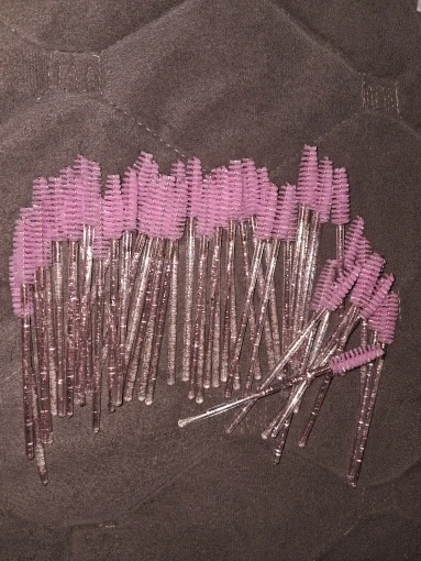 5/50 Pcs Eye Lash Brushes Eyebrow Brush False Eyelashes Extension Tools Mascara Wands Applicator Spoolers Lashes Cosmetic Tool photo review