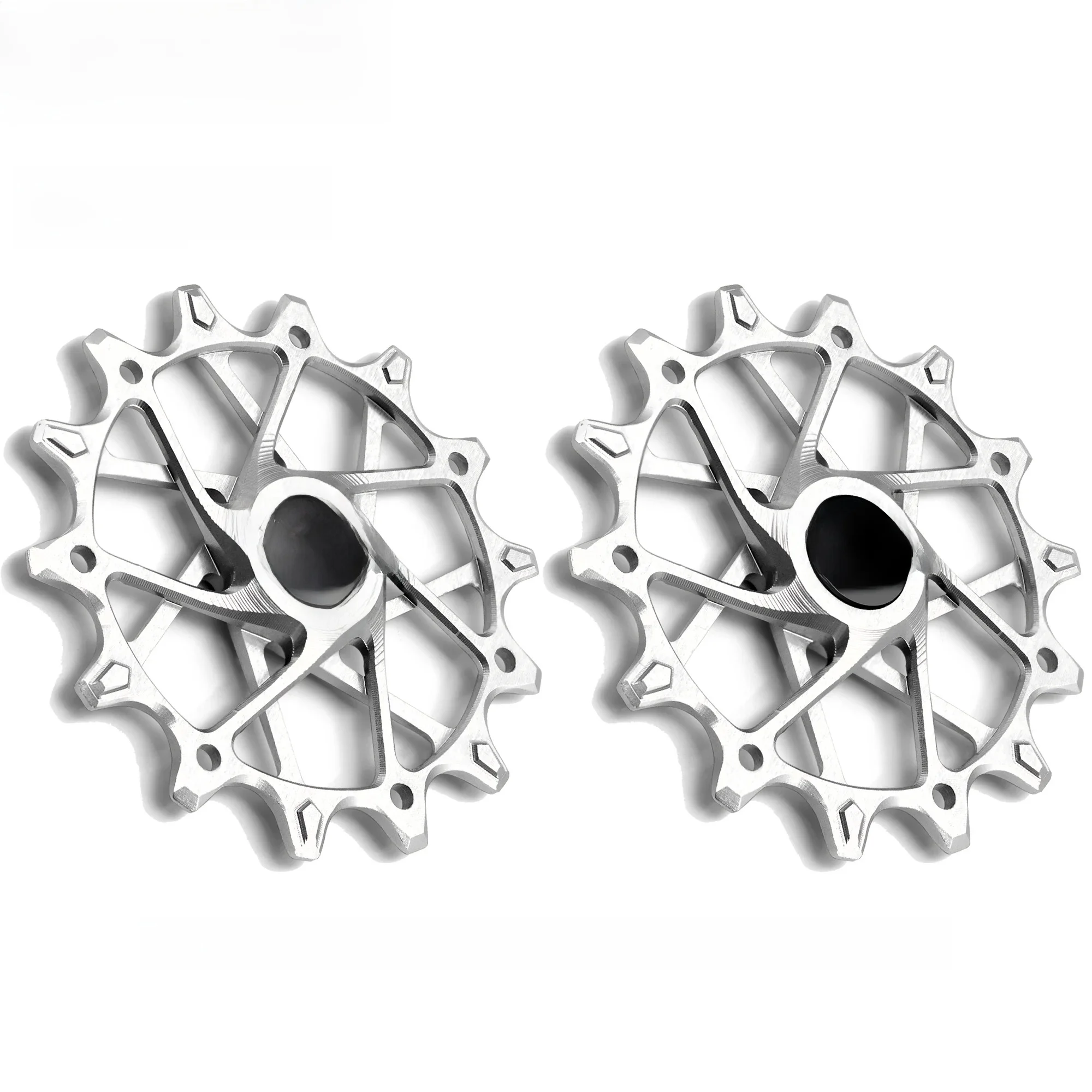 AliExpress ALLTOO Bike Part Pulley 2pcs 14T Silver Rear Derailleur Jockey Wheel 7 8 9 10 11 12 Speed Chain Ceramic Bearing For Sram Shimano