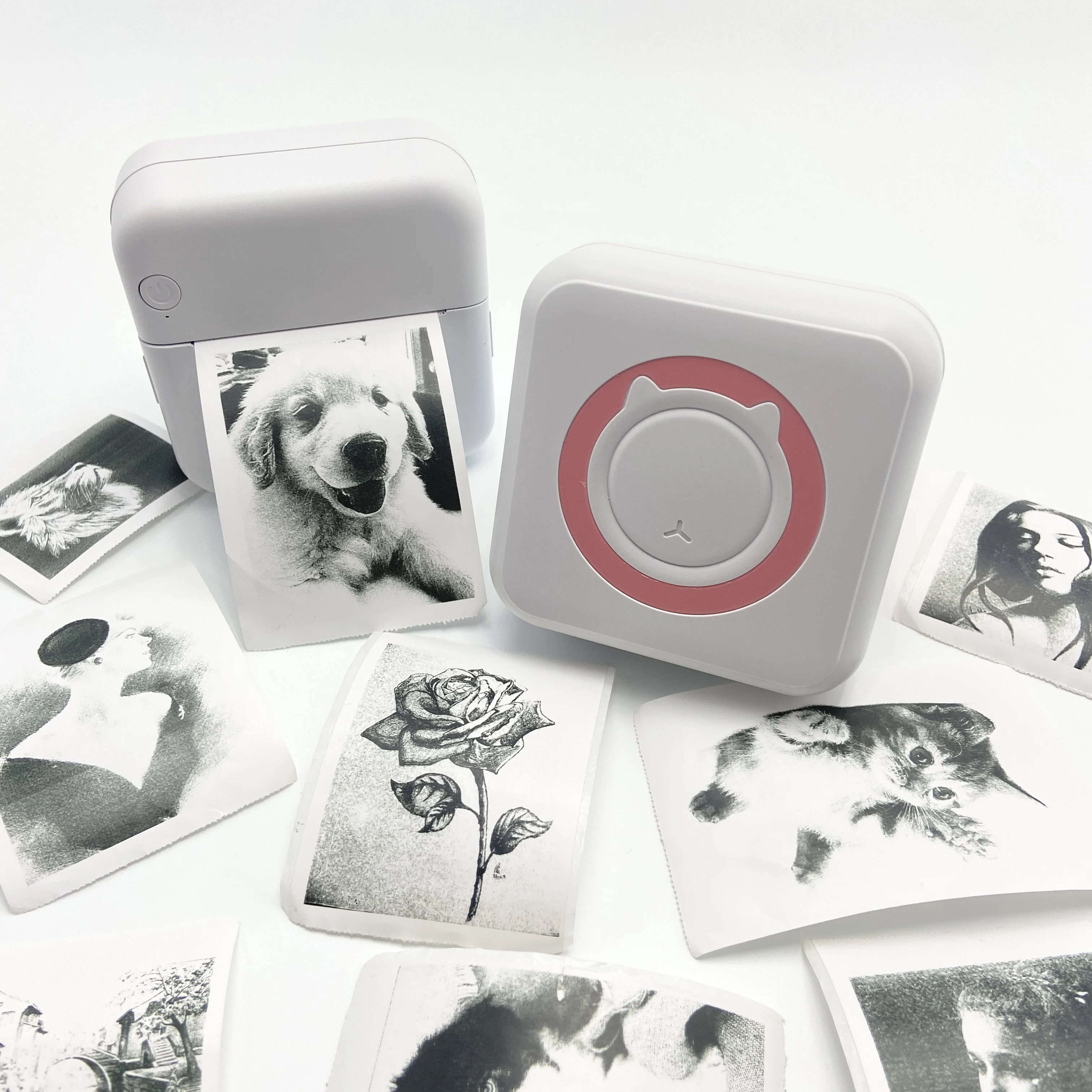 

Portable Thermal Printer - Instant Printing, Compatible with iOS/Android for Photos, Labels Notes, Great Gift for Thanksgiving