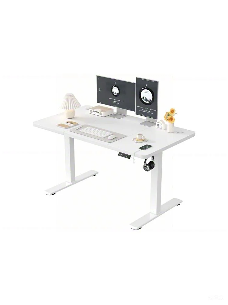 Devoko in hoogte verstelbaar bureau met USB-oplaadpoort 120x60 cm bureau in hoogte verstelbaar elektrisch - afbeelding 2