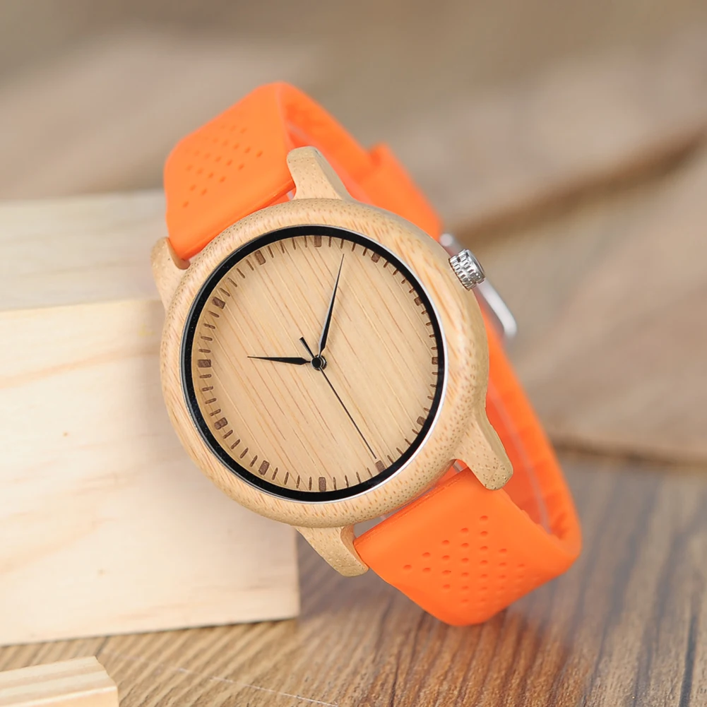 BOBO BIRD Wood Watch for Men and Women Unisex Lightweight Handcrafted Quartz Customized Bamboo Watches