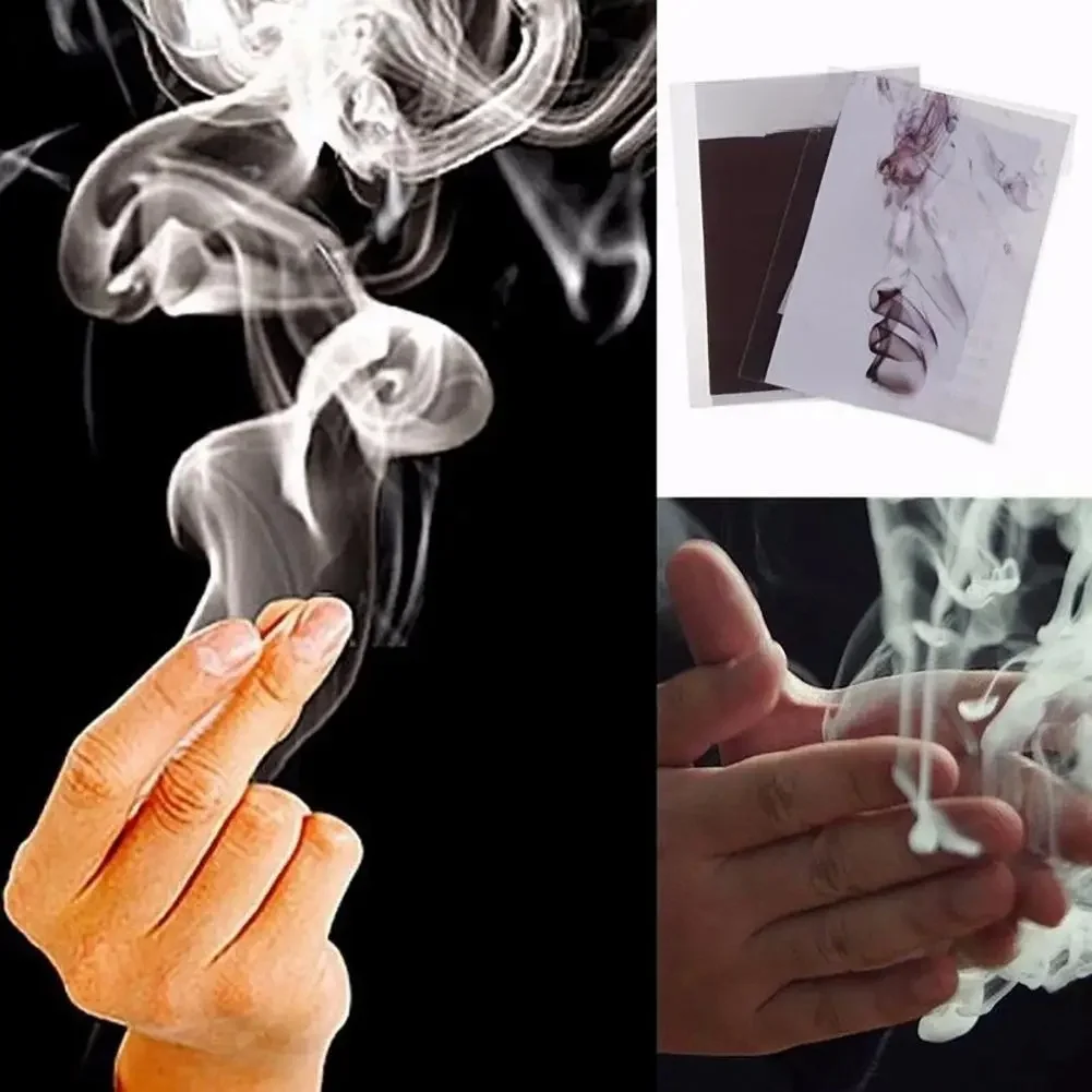 Papier magique chimique, tour de magie Cool, doigts de fumée, fumée, articles de scène, accessoire fantaisie amusant