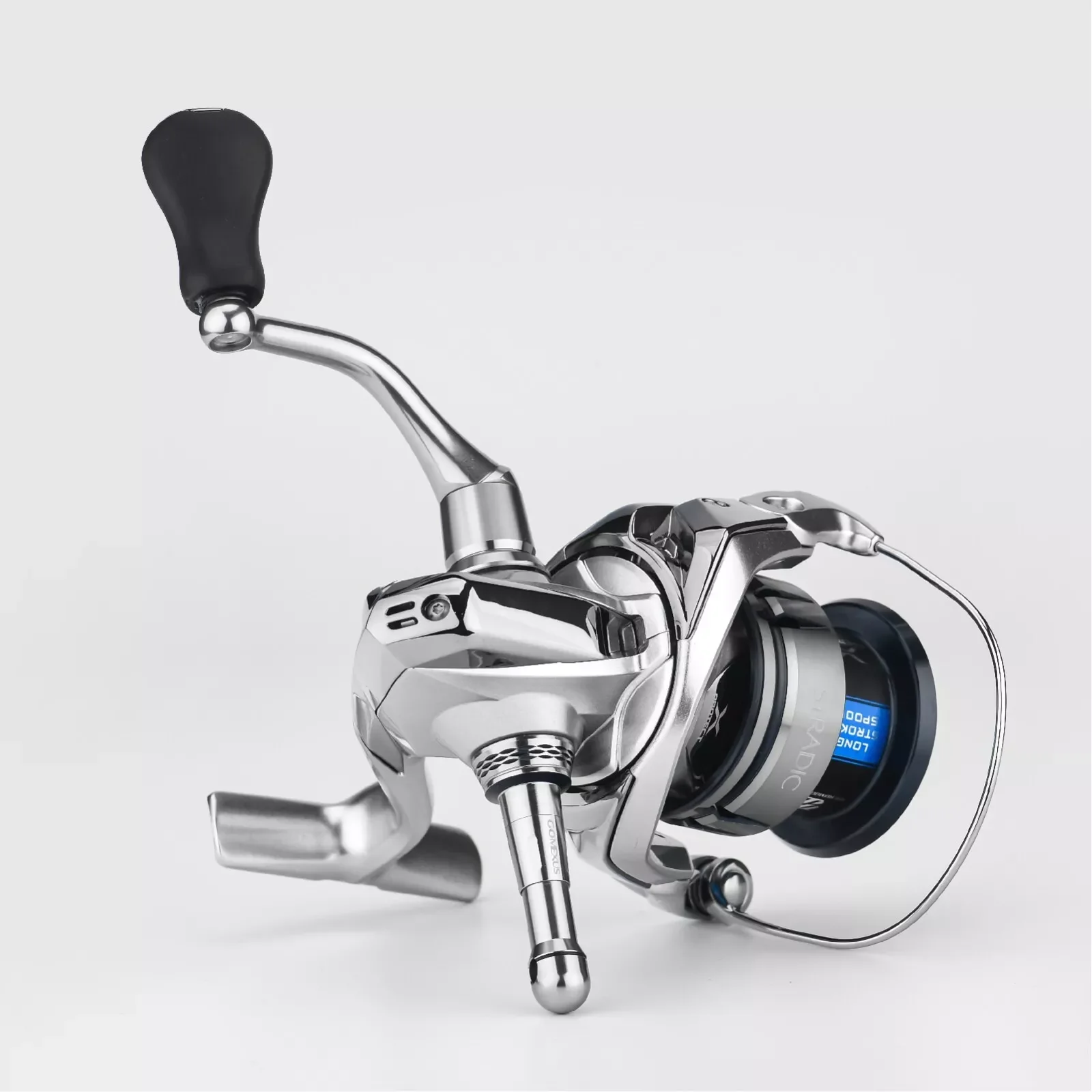 Gomexus الألومنيوم طوي بكرة حامل 48 مللي متر R6 ل Shimano Stella Stradic Daiwa Exist LT Tournament ISO 2000-5000 الغزل بكرات