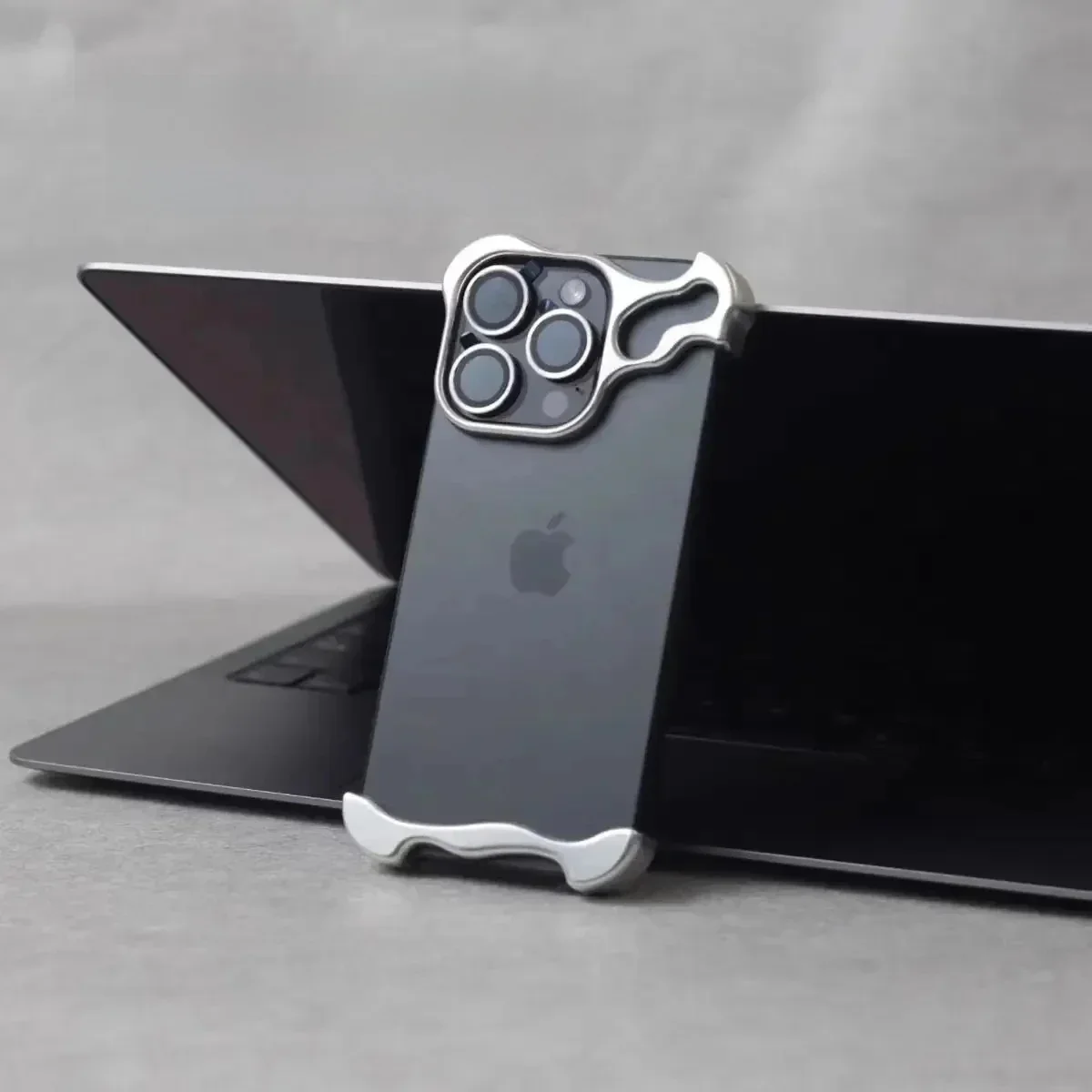 Nietypowe metalowe etui na telefon z ochroną obiektywu do iPhone 13 14 15 16 17 18 Pro Max Plus, aluminiowa, odporna na wstrząsy obudowa. — zdjęcie produktu 7