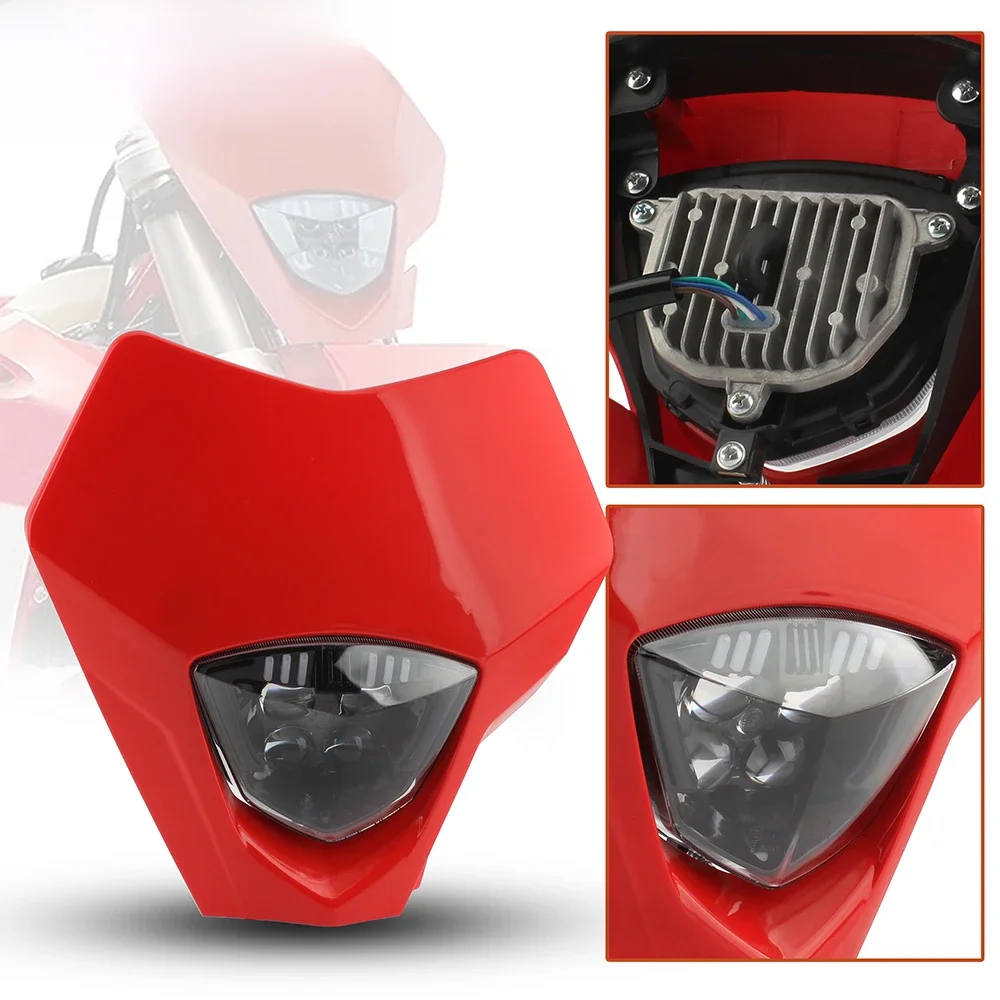 Phare de moto LED pour gaz EC 250 300 250F 350F EX300 250F 350F 450F MC 250F 450, accessoires de Motocross, Pit Dirt Bike