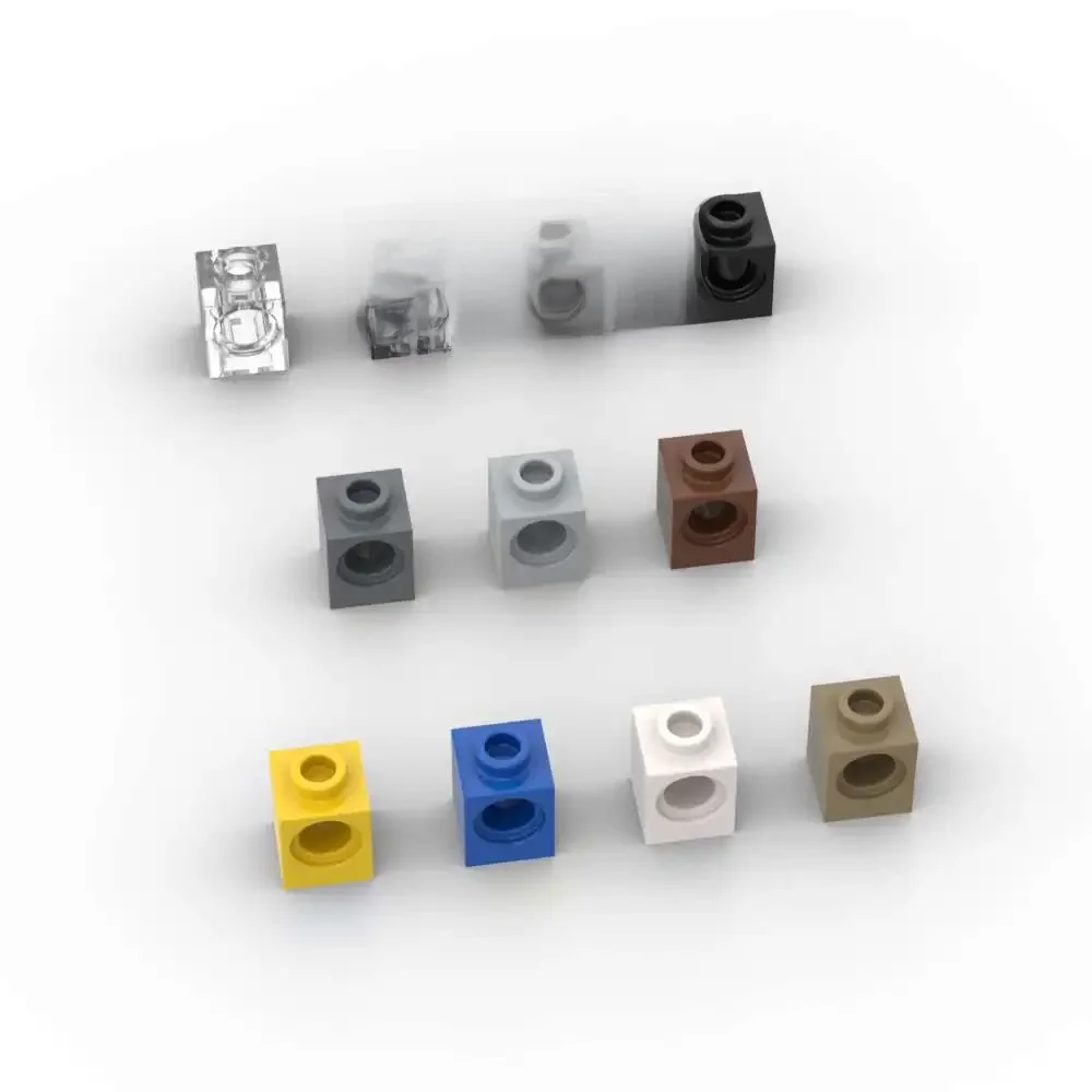 MOC – Kit de blocs de construction avec trou 6541 1x1, 10 pièces, connecteur de haute technologie, briques de maison, idée éducative, jouets, cadeaux d'anniversaire pour enfants