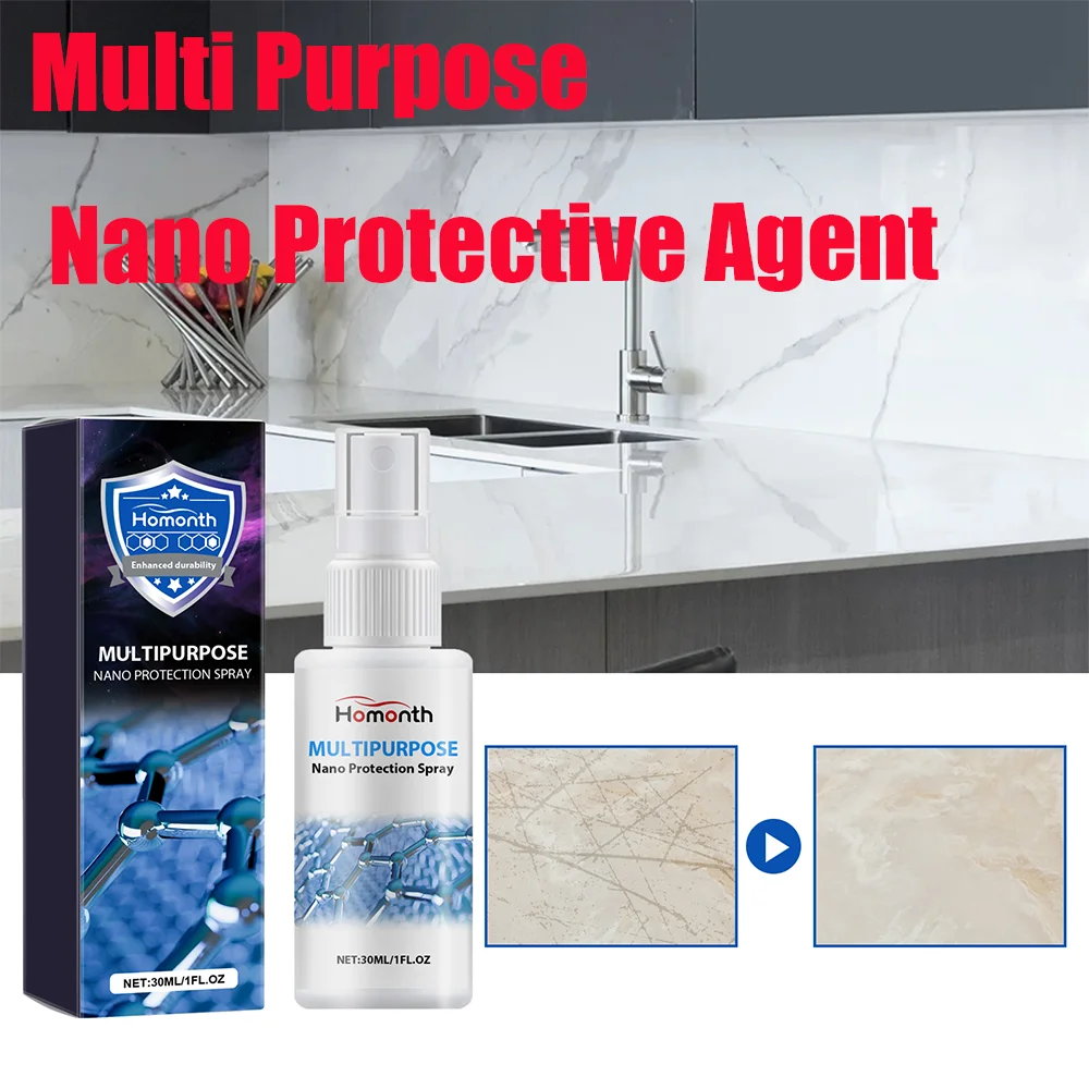 HOMONTH Multipurpose Nano Protection Spray Provide Waterproof Performance, Scratch Repair Suitable for Floor Trucks and Windows