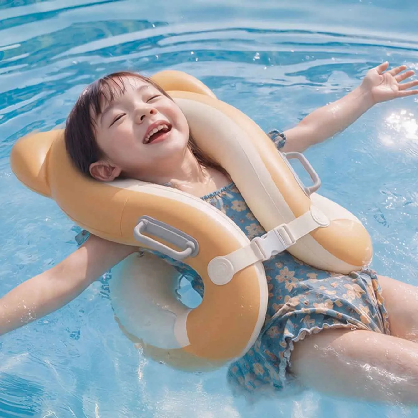 1PC Swimming Ring Inflatable PVC Floating Ring Portable Scuba Gear for Safe Pool Pla Pool Inflatable Float