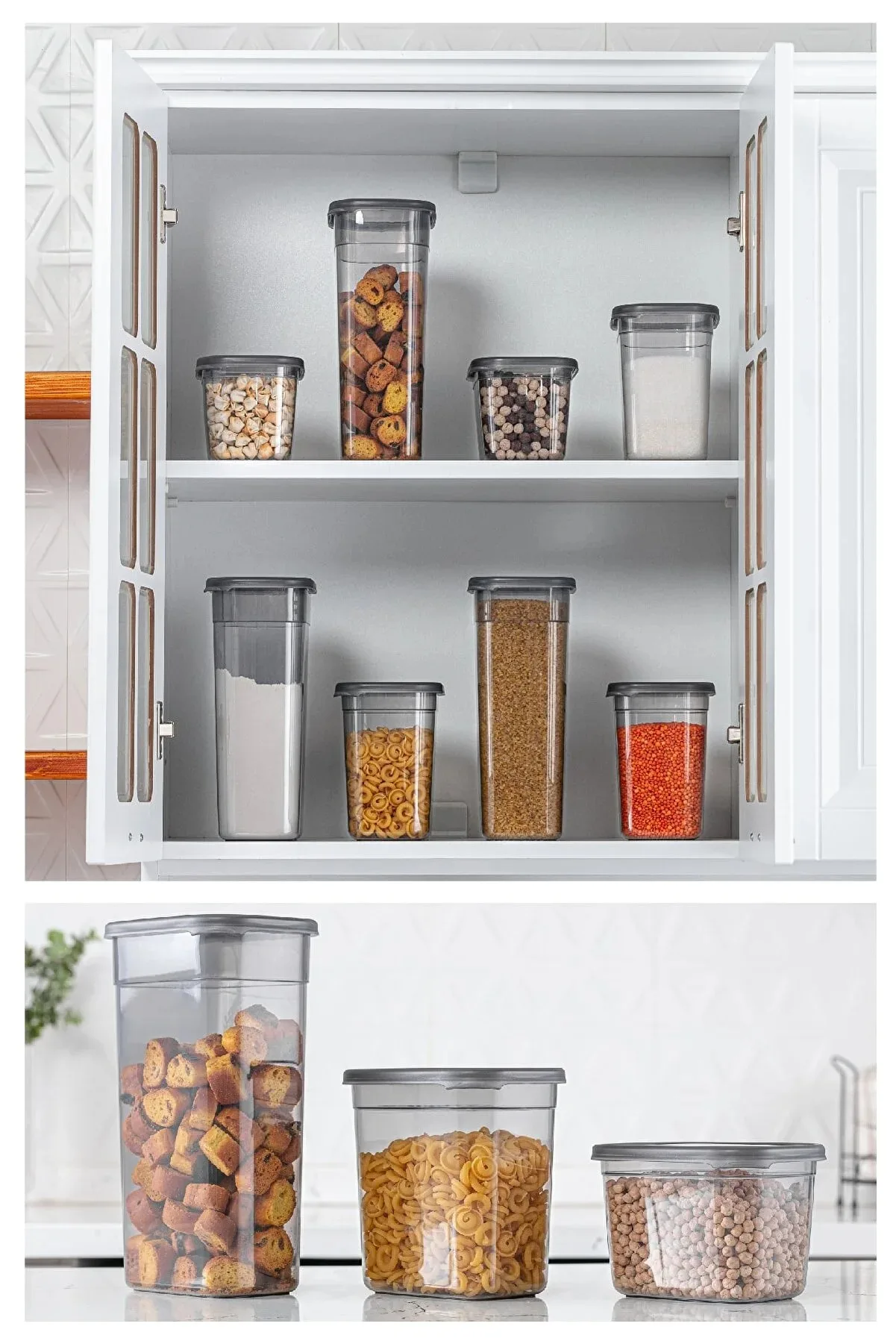 Set of 12 Peggy Transparent Lid Long Rectangular Storage Container 2 Liter High-Quality, BPA-Free and Safe-to-Storage Foods