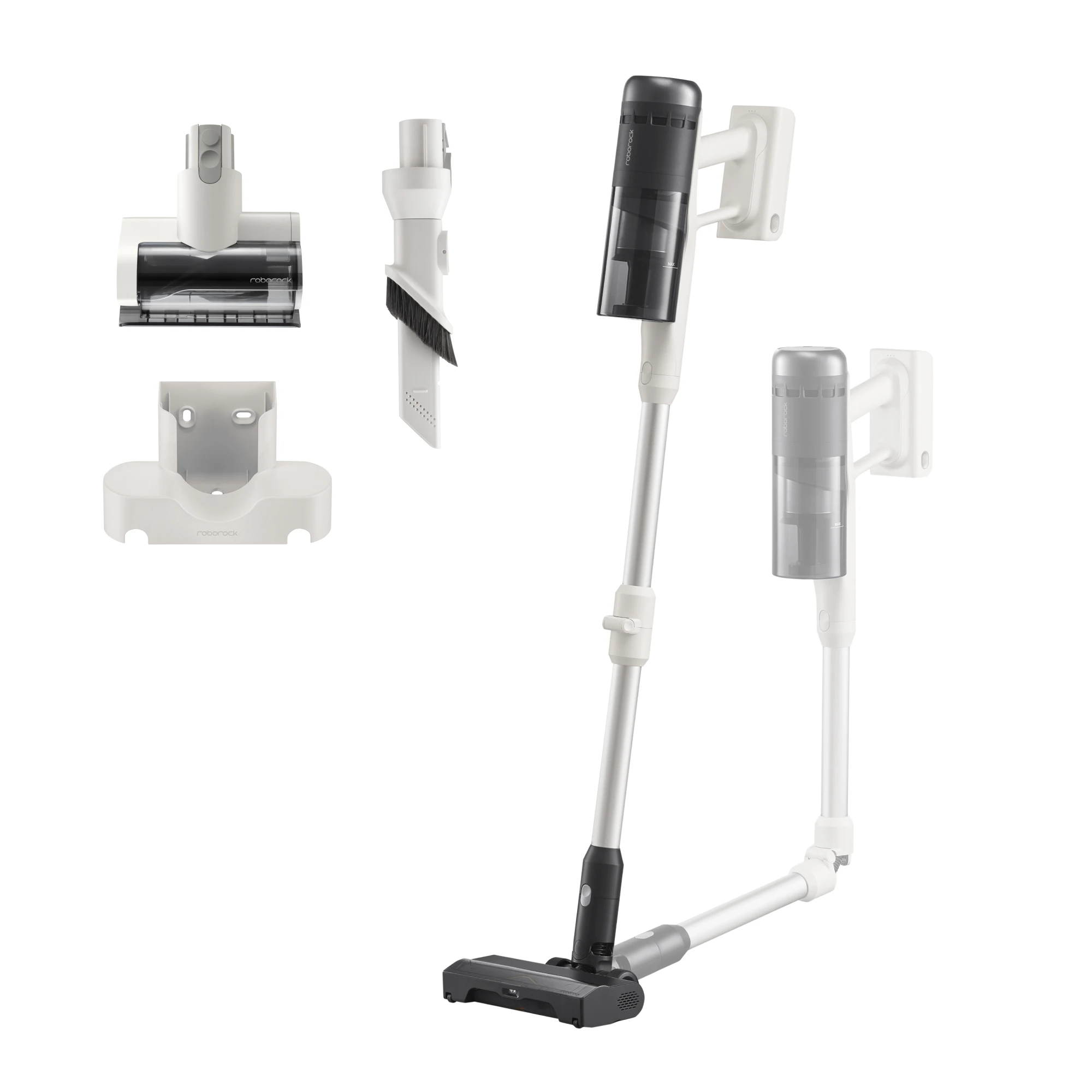 Roborock H60 Pro Kabelloser Stabstaubsauger, 170 AW Saugleistung, 80 Min. Laufzeit, 90 °   biegbares Rohr, Stauberkennungs-LED, antienredos-Staubsauger hin Zuhause, Teppiche, Hartböden y Tierhaare