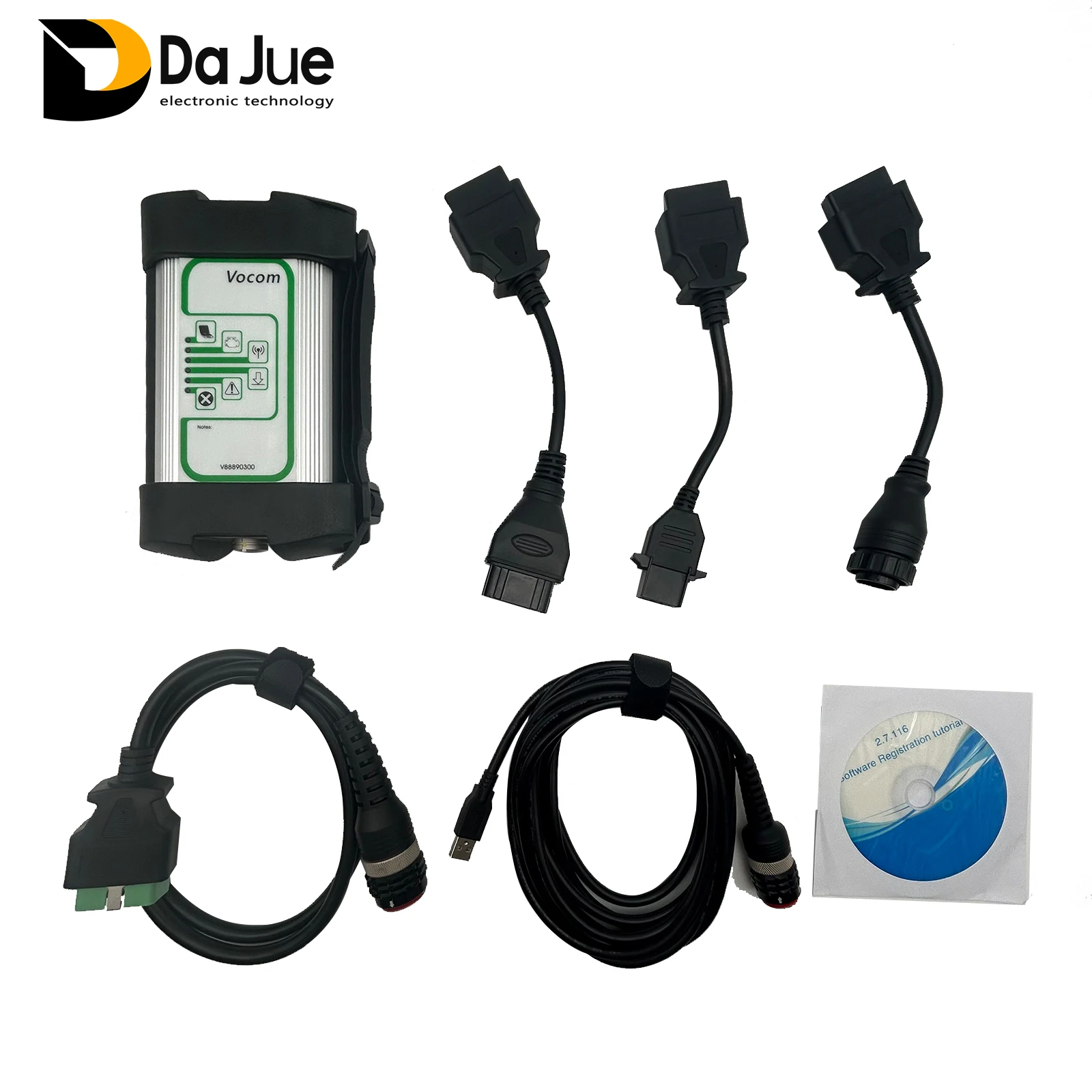 Hight quality diagnostic for vocom1 88890300 2.8.150 truck diagnostic For Mack For Vocom interface diagnostic programming tool