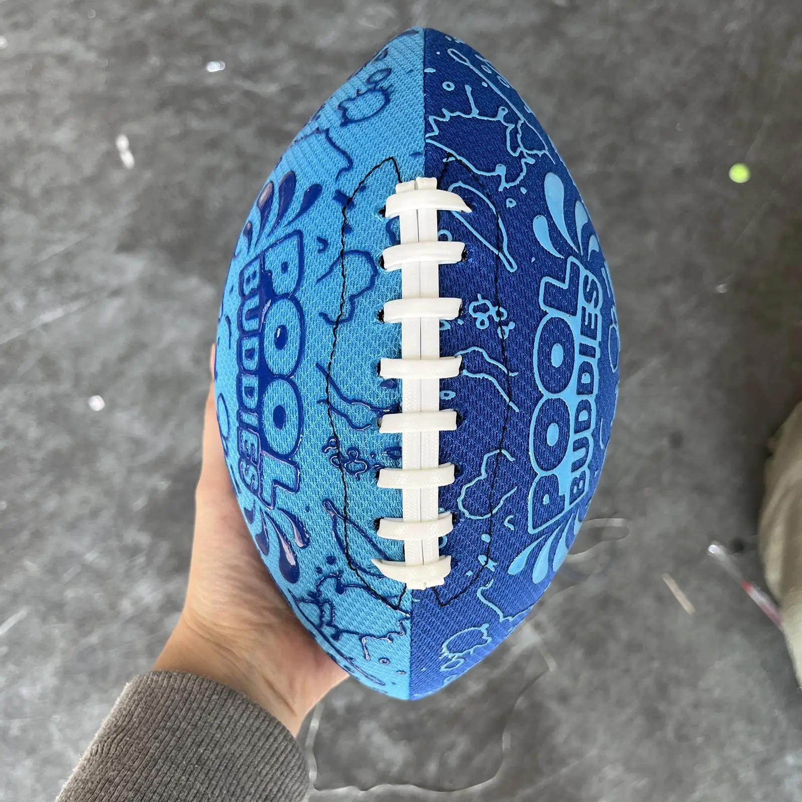 Rugby Ball American Football Ball Water Football Soft Machine Stitched Official Standard Competition Ball for Outdoor Pool Game
