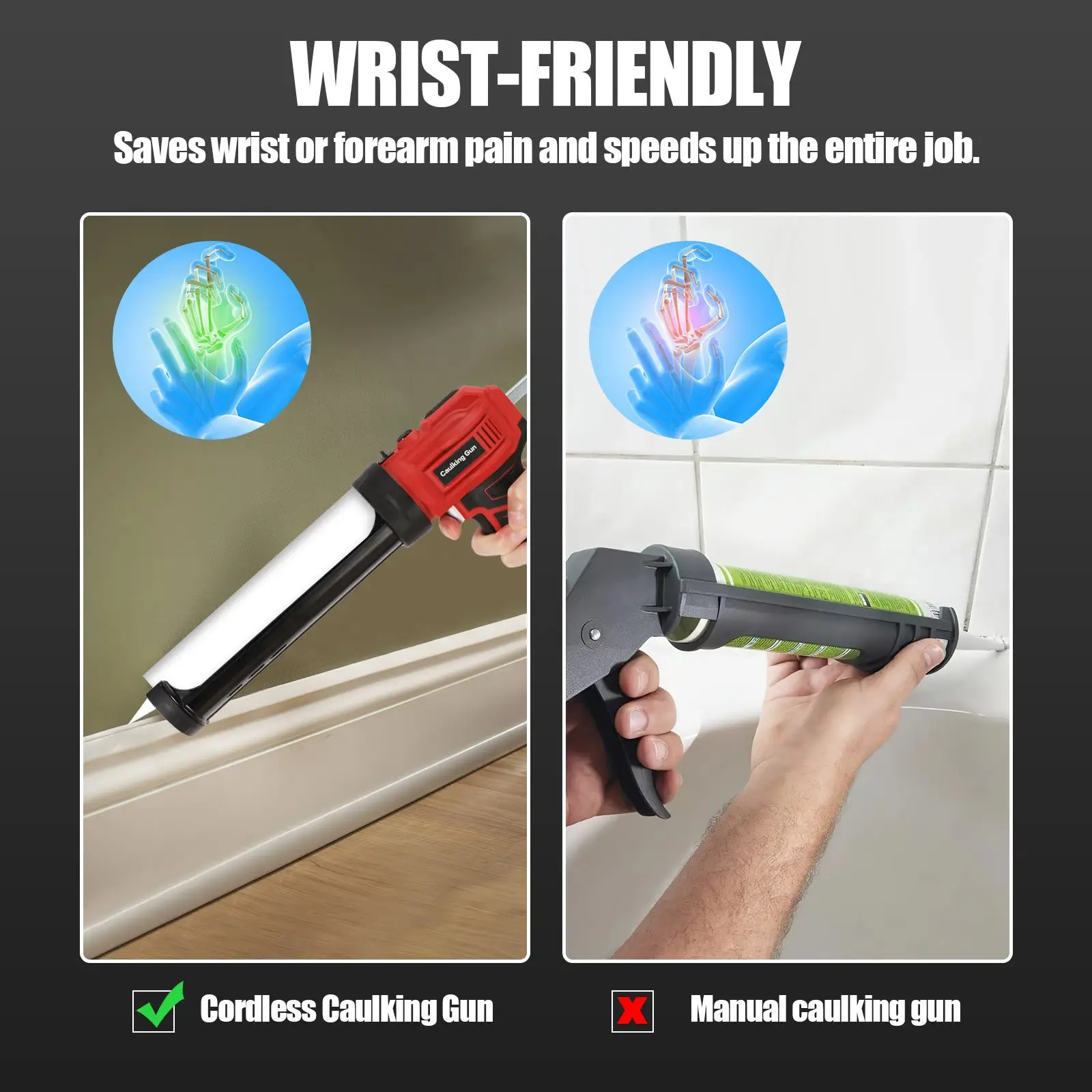 مسدس السد الكهربائي اللاسلكي مسدس غراء الزجاج 4 سرعات الأبواب والنوافذ سوينغ الغراء أدوات البناء لبطارية ماكيتا 18 فولت