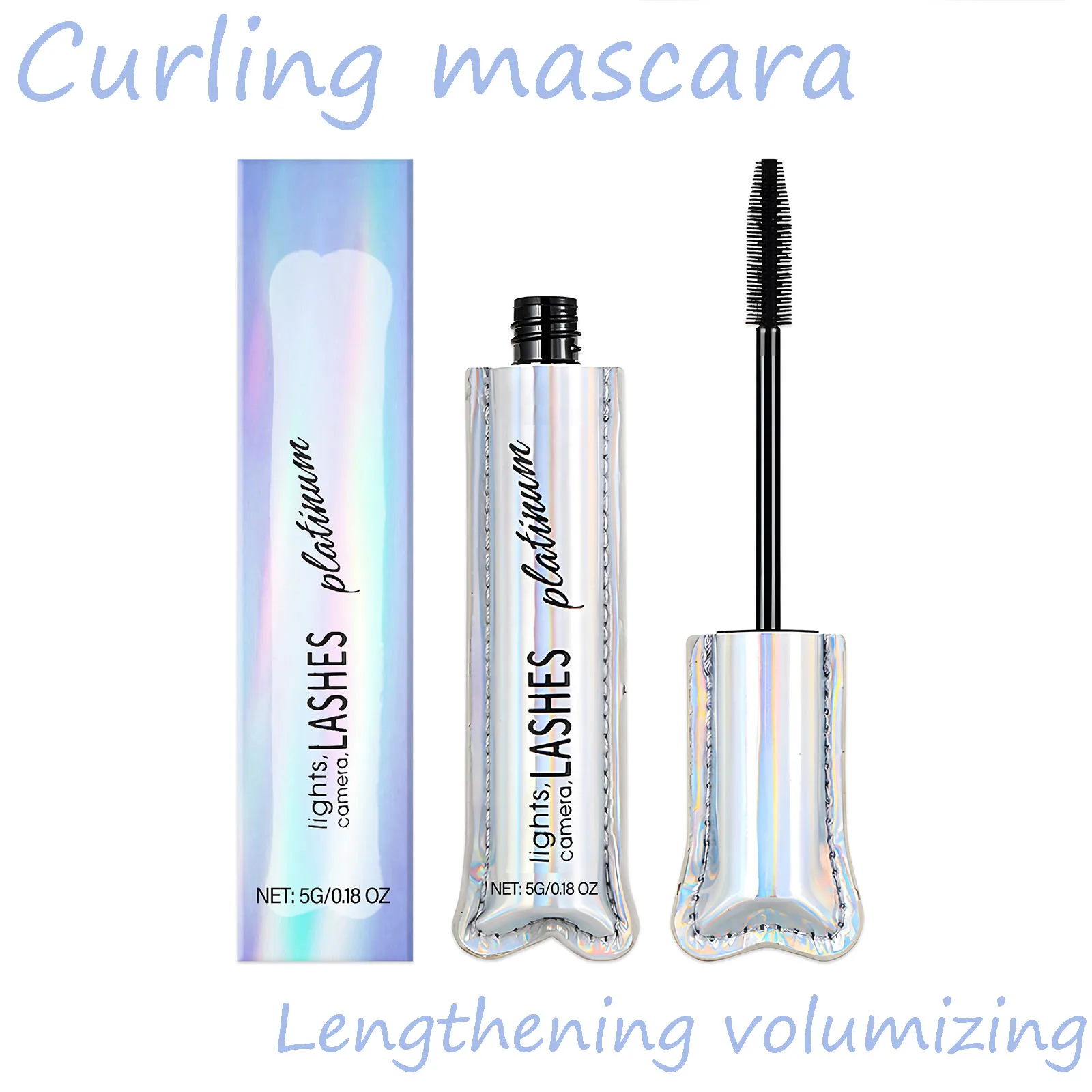 カーリングマスカラ ブラック 長くする ボリュームアップ 厚くする 持続性のあるメイク 汚れ防止 防水 ナチュラルライト アイメイク マスカラ