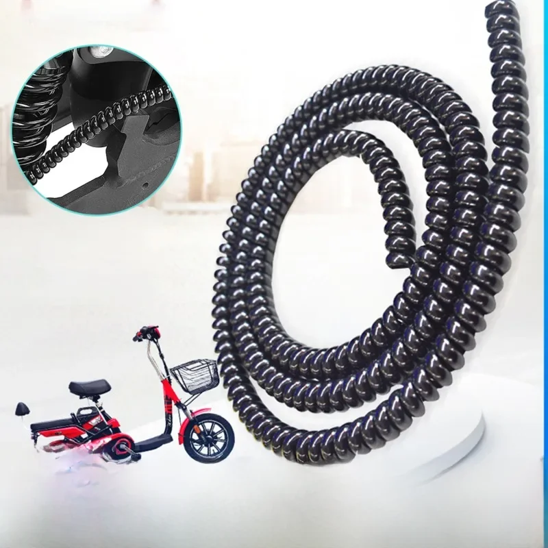 AliExpress Toporchid 1M E-Bike Cable Pipe Protection Spiral Wrap Winding Cable Wire Protector Cover Tube TPU For Scooter