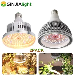 2PCS 150W LED Grow Light Bulb Full Spectrum Fitolamp Plant Growing Lamp E27 Led Lighting for Flowers Plants Indoor Grow Box