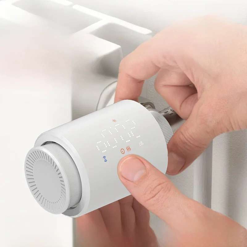 Slimme Wifi/Zigbee Trv Thermostaat Tuya Radiator Thermostatische Klep Programmeerbare Controller Actuator Alexa Google Voice Control - afbeelding 2