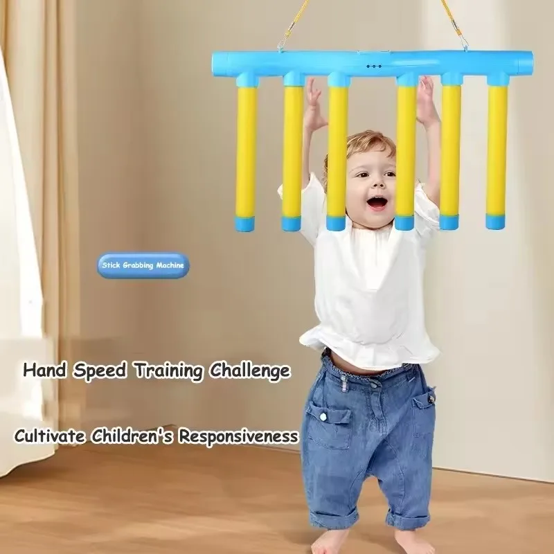 Adults Kid Catching Sticks Game Reactivity Training Falling Sticks Catching Sensory Toy Drop Catch Win Reaction Training Reflex