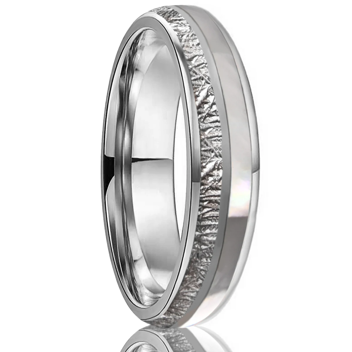 Eheringe Paarringe Verlobungsring für Damen Bijoux Femmes Wolframring Schmuck Accessoire Femme Luxus-Schmuck – Detail 3